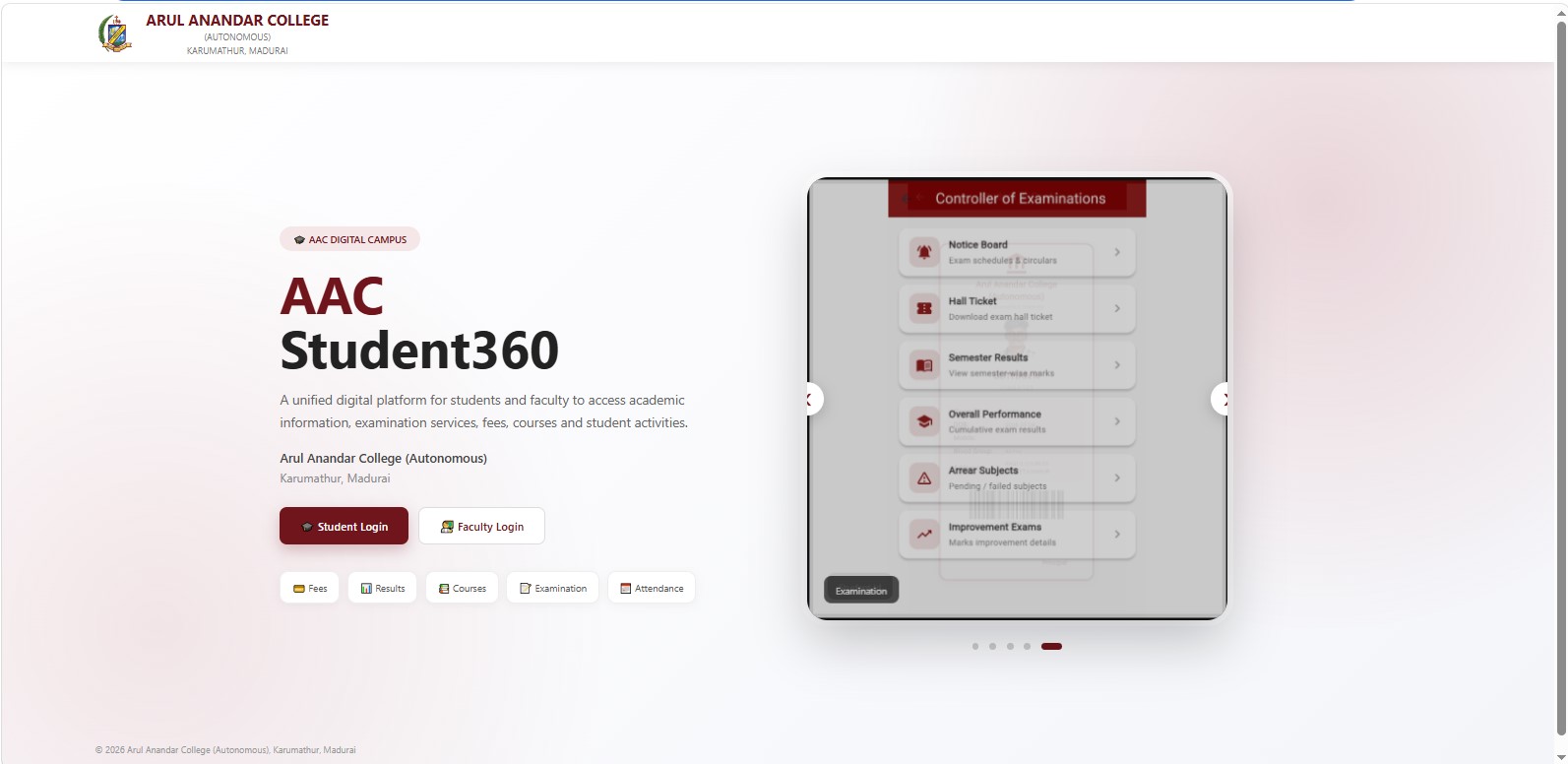 AAC STUDENT 360 APPLICATION